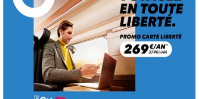 SNCF : Promotion carte liberté