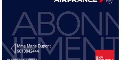 Air France : promotion carte d’abonnement